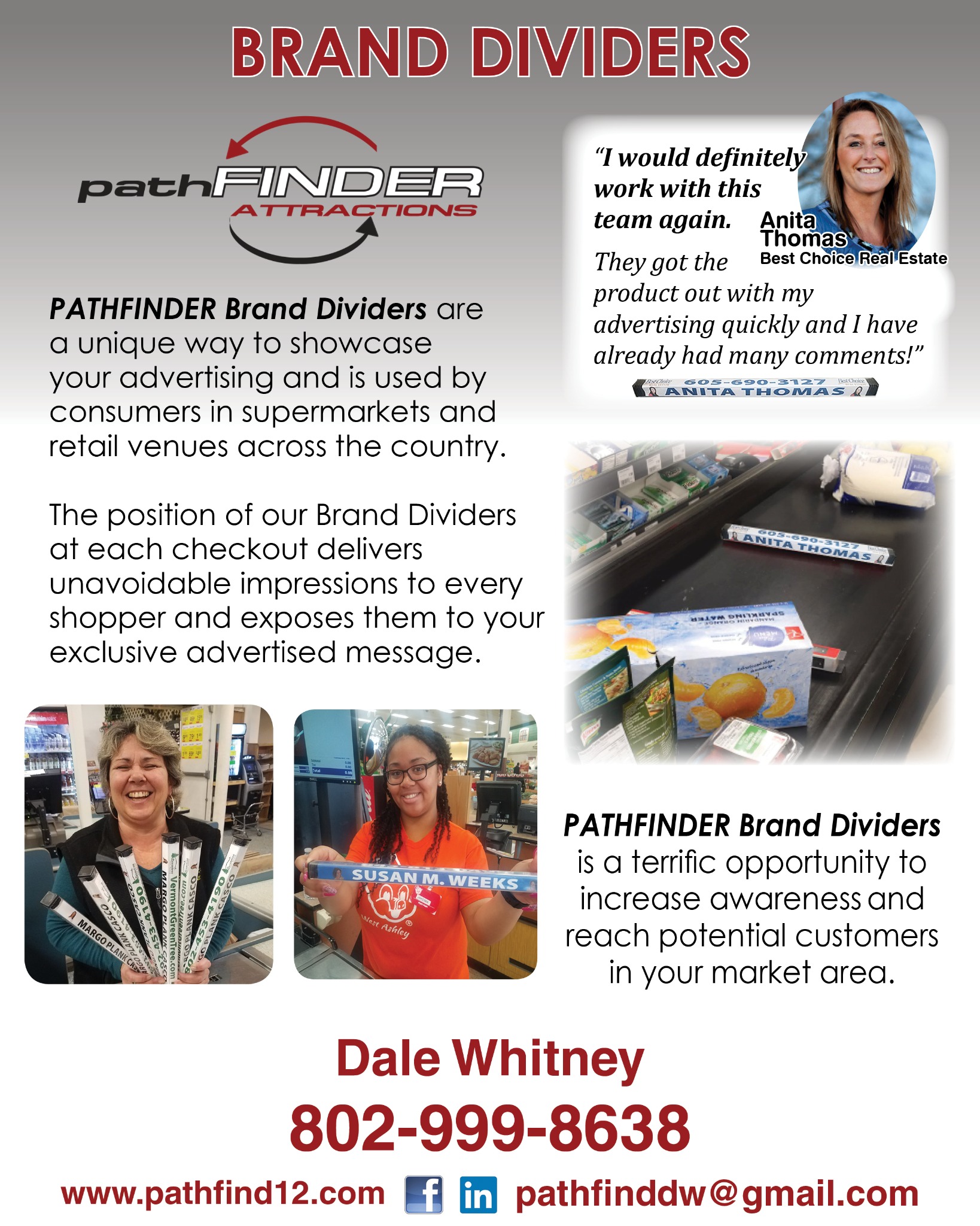 Pathfinder Brand Dividers advertiser flyer